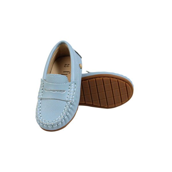 Dusty blue leather – Fintoes