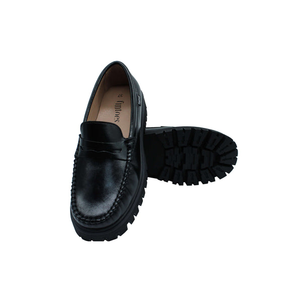 Black Waxed Leather