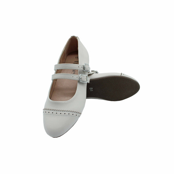 Beige Leather