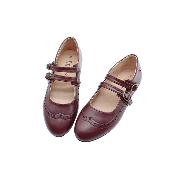 Burgundy Leather