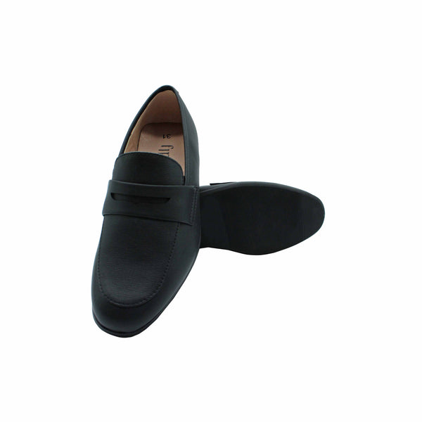 Black Designed Leather