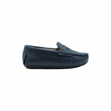 Navy Leather