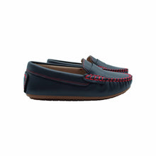 Navy Leather