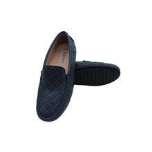 Navy Leather