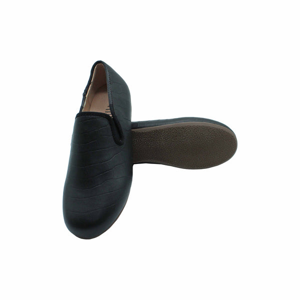 Black Designed Leather